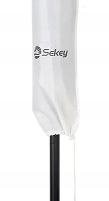Pokrowiec na parasol biały 140 x 25,5/27 cm