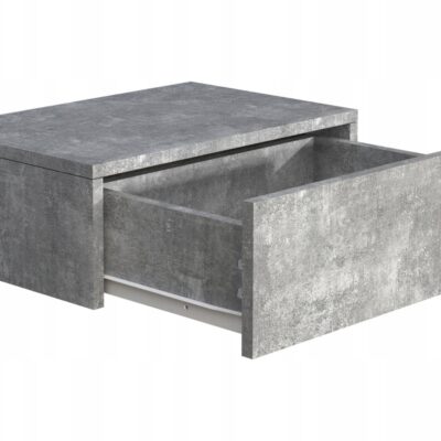 VCM Szuflada ścienna 15 cm x 45 cm x 30 cm szarość betonu