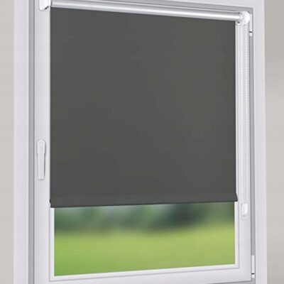 Roleta zaciemniająca 60 x 150 cm szara