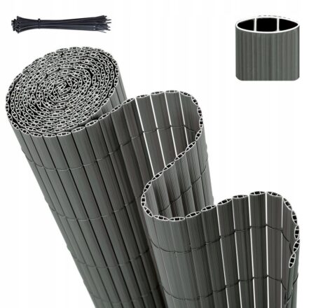 Mata maskująca 80x400 cm PVC Szary Sekey
