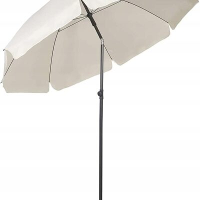 Parasol klasyczny przeciwsłoneczny 240 cm kremowy