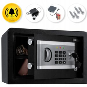 SEJF ELEKTRONICZNY ZAMEK SZYFROWY 3 X RYGIEL KESSER