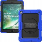 Etui Case na Tablet iPad 6/5/Air 2/Pro 9.7" z Paskiem Pancerny Niebieski