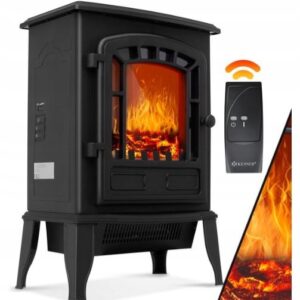 Kominek elektryczny KESSER z termowentylatorem 2000 W Elektryczny