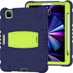 Etui Obudowa Pokrowiec na Tablet iPad Pro 3/2/1 11 ze Stojakiem Granatowy