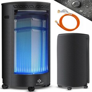 Ceramiczny grzejnik gazowy z regulatorem ciśnienia gazu KESSER 4200W