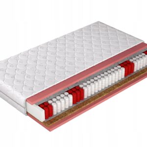 Dwustronny materac sprężynowy Bora Kokos 18 cm 70x200 cm H2/H3