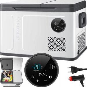 KESSER Lodówka turystyczna 49L DUAL-ZONE z kompresorem, AC/DC, -20°C
