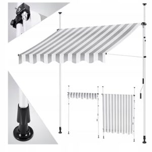 Markiza zaciskowa KESSER z korbą ręczną balkon 400 cm