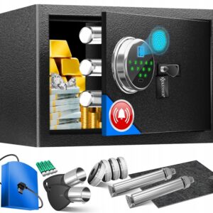SEJF ELEKTRYCZNY ODCISK PALCA ELEKTRONICZNY BEZPIECZNY KESSER MAŁY