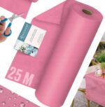 Bieżnik na stół 25 m x 30 cm 30g/m² różowy