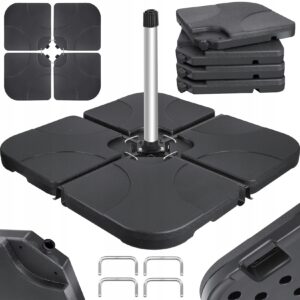 Stabilny Stojak na Parasol Podstawa do parasola czarna KESSER