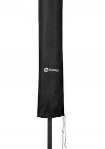 Pokrowiec na parasol czarny 175 x 30,5/36,5 cm