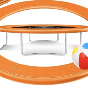Osłona sprężyn trampoliny KESSER 366 cm pomarańczowa, PVC 500D