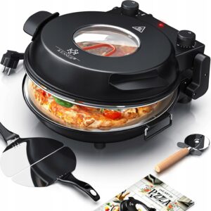 PIEC DO PIZZY ELEKTRYCZNY MASZYNA DO PIZZY 1200 W OGNIOODPORNA PŁYTA KESSER
