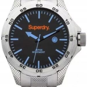 Superdry. japan movement SYG147BSMA, Zegarek męski, srebny