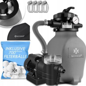 KESSER Filtr piaskowy + 700 g kulki filtrujące zastępują 25 kg piasku
