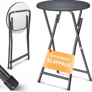 Stół koktajlowy bistro składany KESSER Ø 60 cm wys. 110 cm