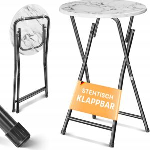 Stół koktajlowy bistro składany KESSER Ø 60 cm wys. 110 cm