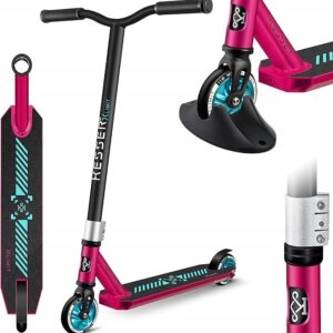 Hulajnoga wyczynowa x-limit-pro 360° 110mm do 100kg KESSER różowa