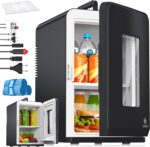 Mini Lodówka 15 Przenośne 12V DC/220V Funkcja Chłodzenia i Podgrzewania