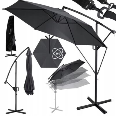 Kesser Parasol Przeciwsłoneczny Antracyt 300 x 245 cm