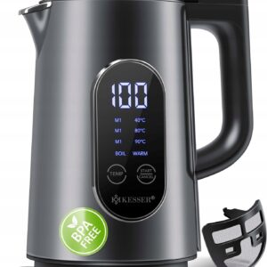 Czajnik Elektryczny Ze Stali Nierdzewnej 1,5L Wskaźnik LED 2200 W Kesser