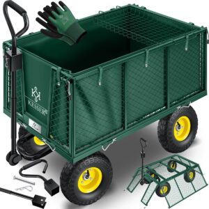 Wózek transportowy ogrodowy na budowę z udźwigiem do 550 kg Kesser