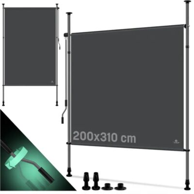 Markiza tarasowa Pionowa Kesser 200 x 310 cm antracyt