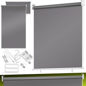 Markiza pionowa balkonowa Przeciwsłoneczna 160 x 240 cm Kesser szara
