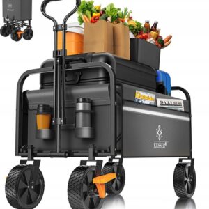 Składany wózek transportowy 150 kg koła 360 Ogrodowy Kesser