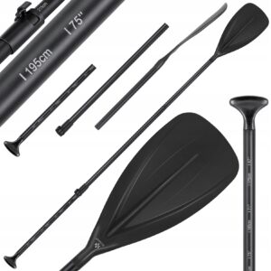 Wiosło Do Deski SUP Kajak 3 Częściowe Składane kontrolowane 165cm-215cm
