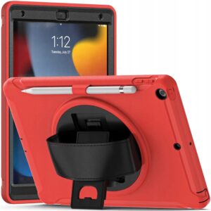 Etui Obudowa Case Pokrowiec na Tablet iPad 8/7/9 10.2 Czerwony