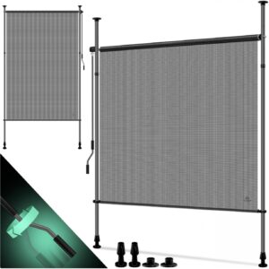 Markiza tarasowa Pionowa Kesser 200 x 310 cm transparentny antracyt