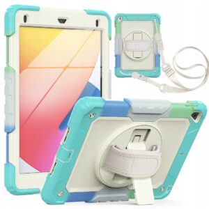Etui case iPad 9.7 2018 / 2017 / Air / Air 2 / Pro 9.7 Kolorowy z uchwytem