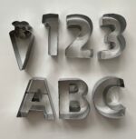 Foremki do ciastek pierników ABC 123 marchewka 7sz
