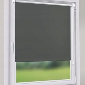 Roleta zaciemniająca 60 x 150 cm szara