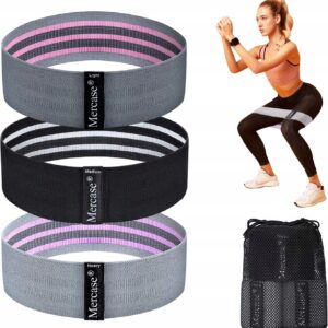Zestaw taśm oporowych trening fitness ćwiczenia 3 szt Taśmy do ćwiczeń