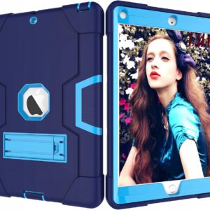 Etui Obudowa Case na Tablet iPad 8/7/9 10.2 Granatowy 2019/2020/2021