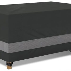 Pokrowiec na meble ogrodowe stół czarny 170 x 94 x 71 cm