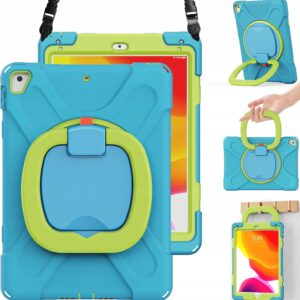 Etui case iPad 9.7 2018 / 2017 / Air / Air 2 / Pro 9.7 Niebieski zielony