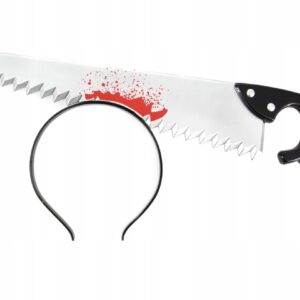 Opaska Halloween Piła 36x18cm na głowę piła straszna z piłą Halloween