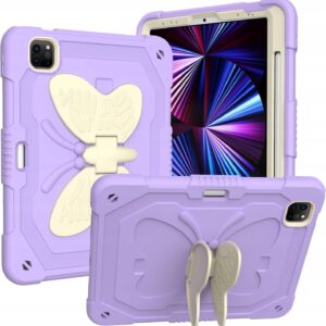Etui Case Obudowa Do iPad 10.9 Cala Air 4 / Air 5 Fioletowy z motylem