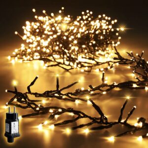 Lampki choinkowe Łańcuch 10m Salcar 1000 diod LED Biały ciepły