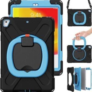 Etui case iPad 9.7 2018 / 2017 / Air / Air 2 / Pro 9.7 Czarny Niebieski