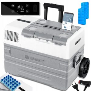 Lodówka turystyczna kompresorowa zamrażarka 42L KESSER AC DC LCD