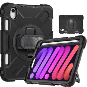 Etui Obudowa Pokrowiec na Tablet iPad Mini 6 8.3 Pancerny Czarny