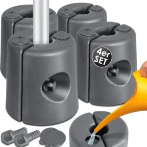 Stopy do pawilonów KESSER zestaw 4 podstaw do pawilonu Ciężarki