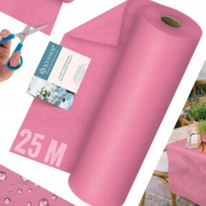 Bieżnik na stół do przycinania 25m x 30cm 30g/m2 Różowy Włóknina Kesser