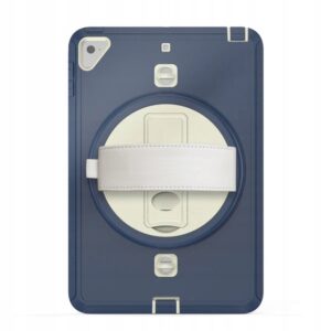Etui Pancerne Obudowa do iPad 9/8/7 generacji 10.2" z paskiem Granatowe